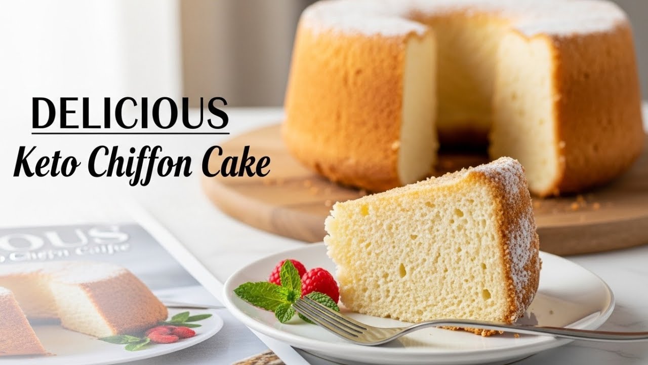 DELICIOUS Keto Chiffon Cake Recipe Now Available!