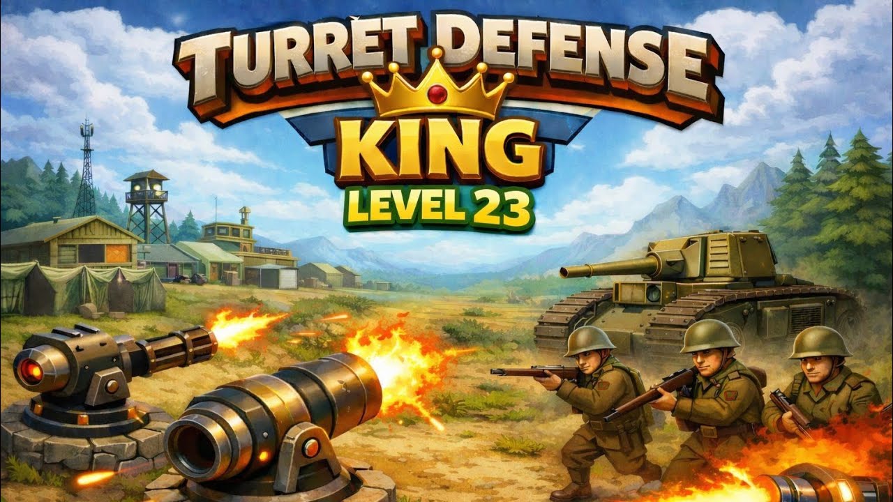 Turret Defense King level 23 walkthrough 