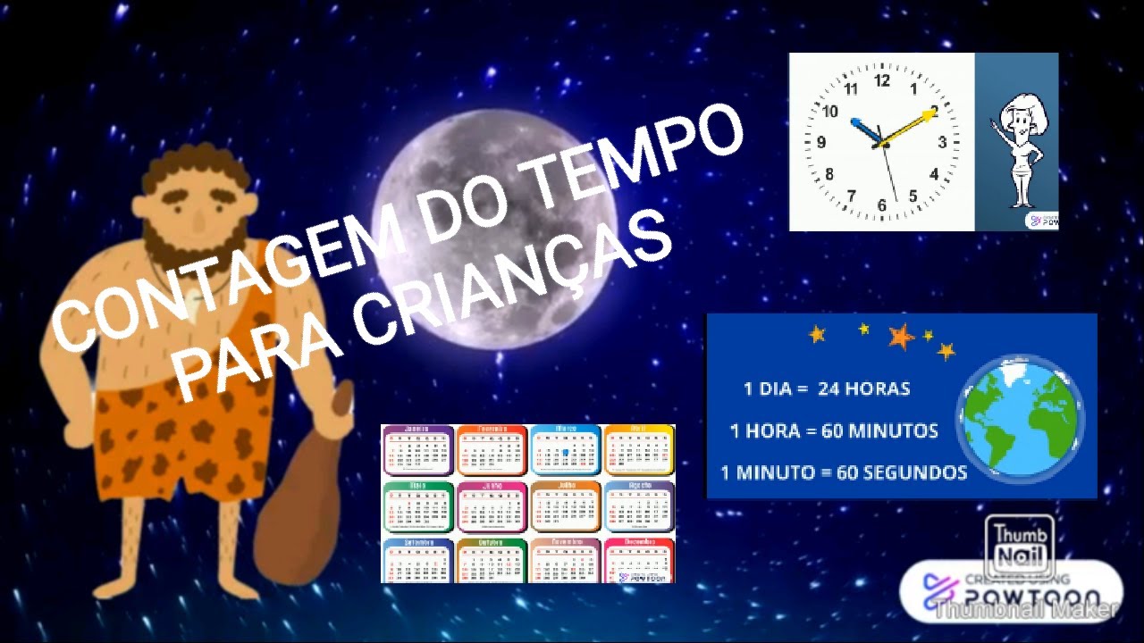 CONTAGEM DO TEMPO PARA CRIANÇAS
