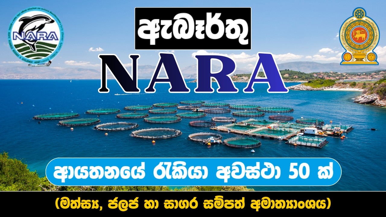 රජයේ රැකියා I Government Jobs in Sri Lanka I NARA I JobFlix SL