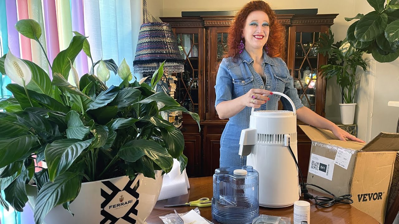Распаковка. Машинка для дистиллированной воды. Unboxing. Vevor Water distiller machine.