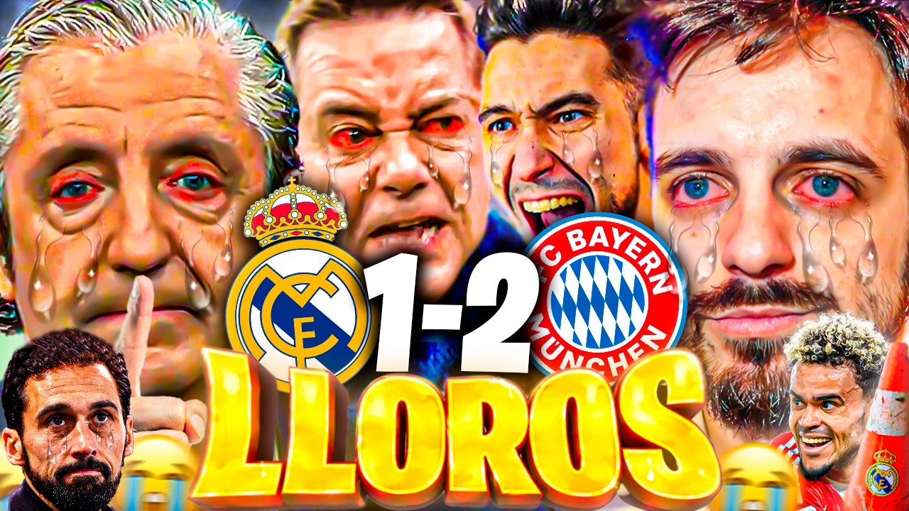 😂LOS MEJORES LLOROS MADRIDISTAS al REAL MADRID 1-2 BAYERN - DjMaRiiO, Roncero, JKCLife...
