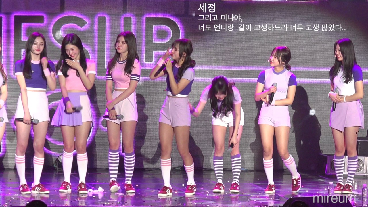 [17.01.22]I.O.I concert 세정이의 메시지 by 미름