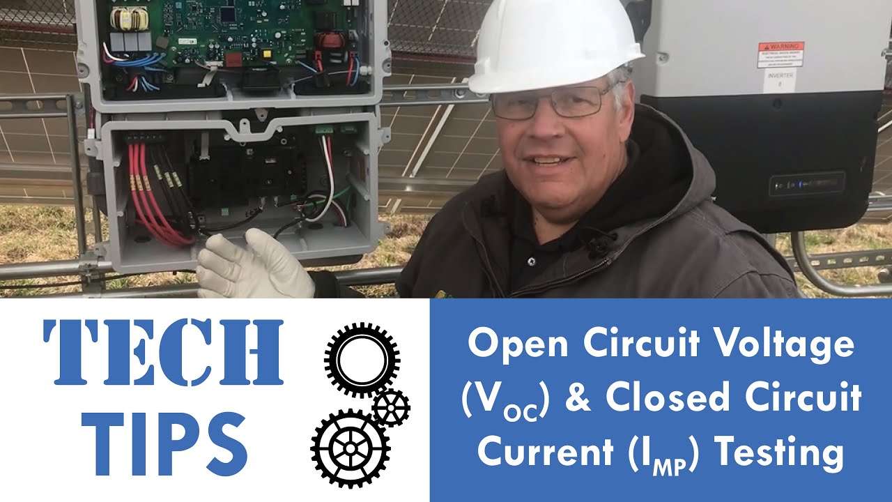 Voc and Imp Testing on PV Solar Arrays