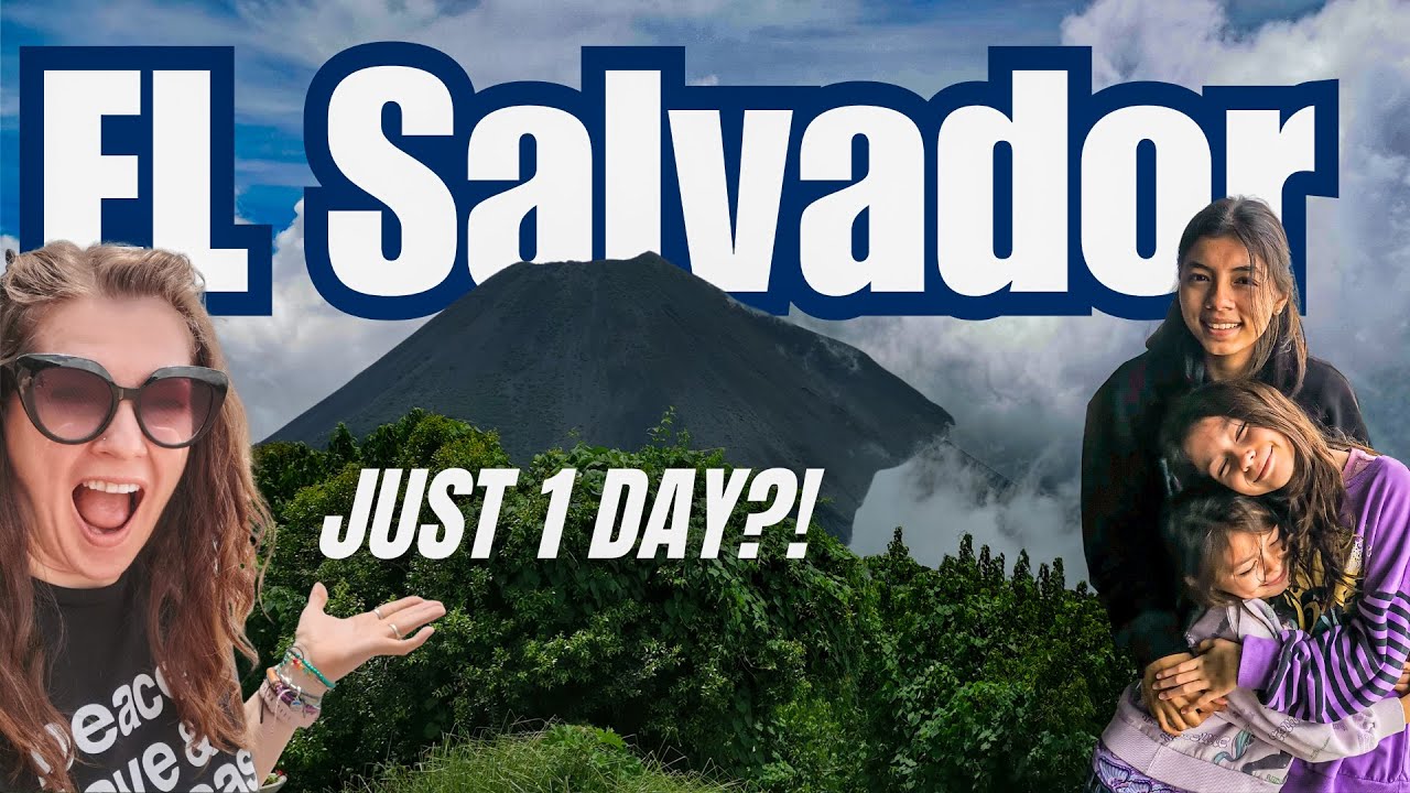 САЛЬВАДОР ВСЕГО ЗА 1 ДЕНЬ?! 🇸🇻 Вулкан, озеро, город и пляж 🇸🇻 | Семейный видеоблог о путешествиях...