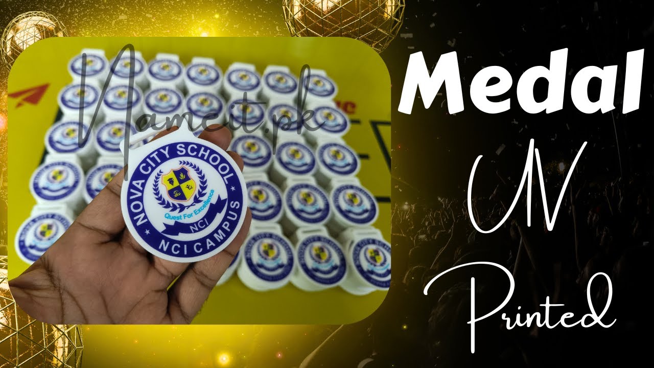 MEDAL, UV PRINTED