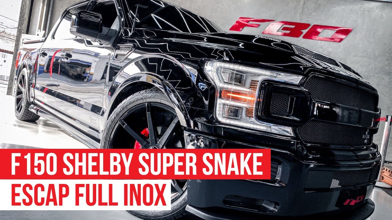FULL INOX NA F-150 SHELBY SUPER SNAKE - 760HP DE PURA SINFONIA