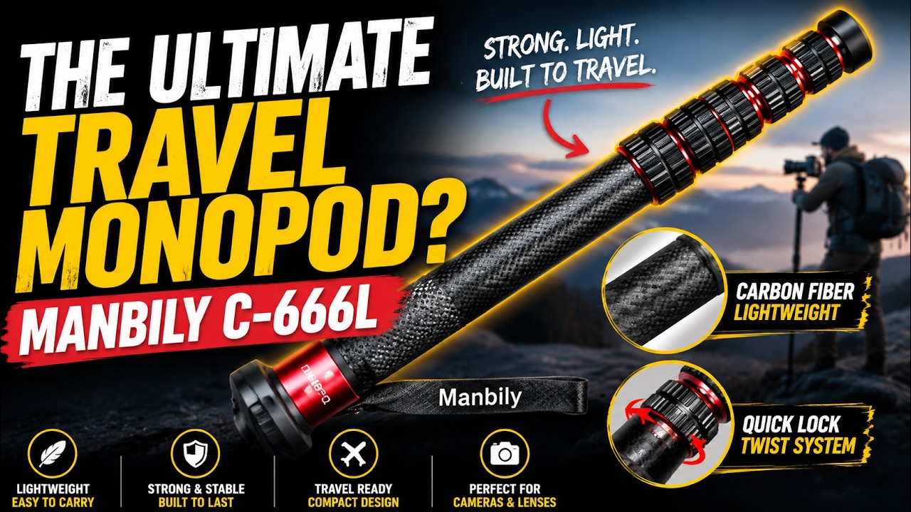 Обзор монопода Manbily C-666L: лучший ли это монопод для путешествий?