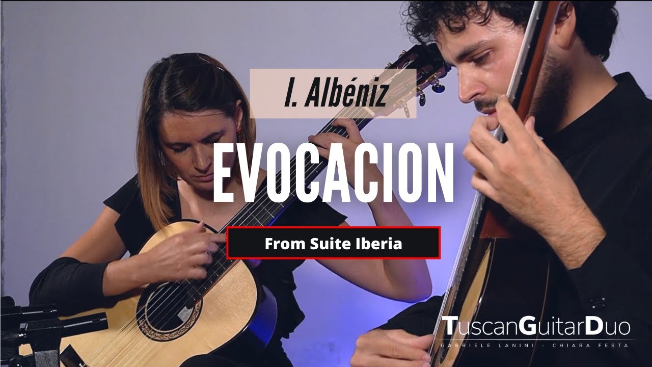 I. Albéniz, EVOCATION (from Suite Iberia) - TUSCAN GUITAR DUO Live in Lucca