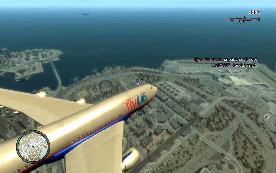 Fly big plane in gta iv no fake !!!