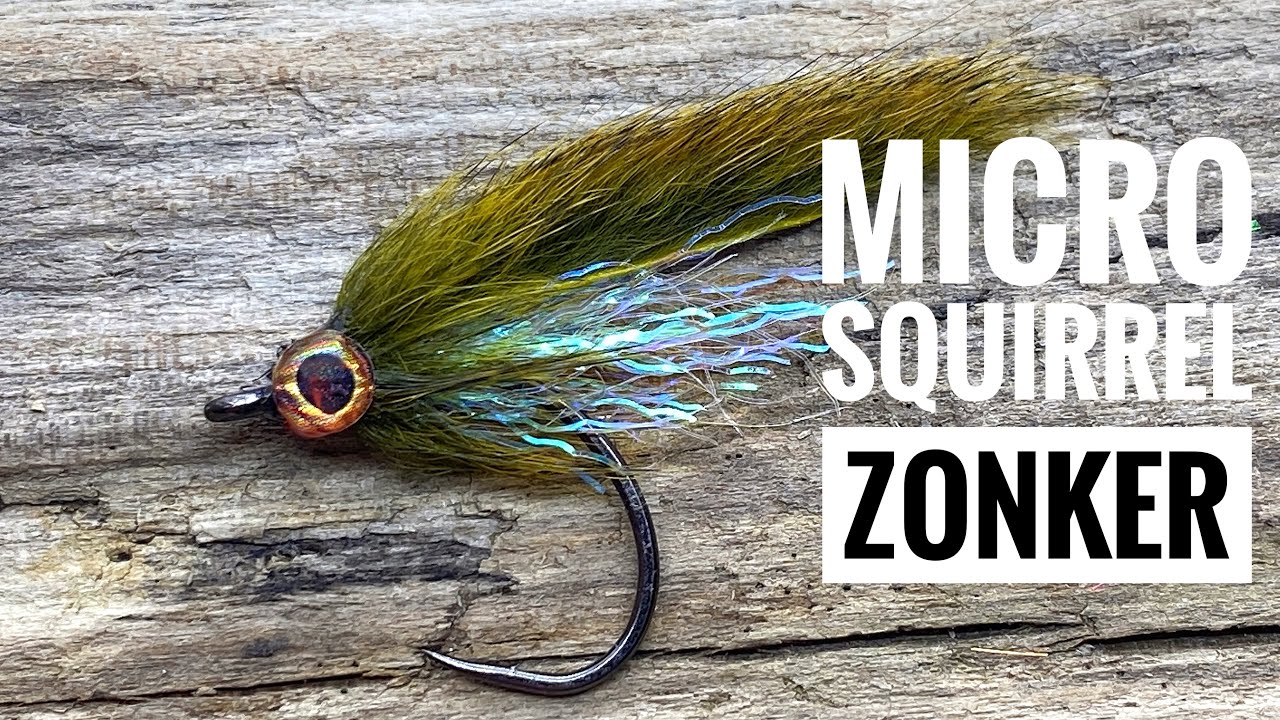 Micro squirrel zonker - Easy to tie 🎣👍🏻