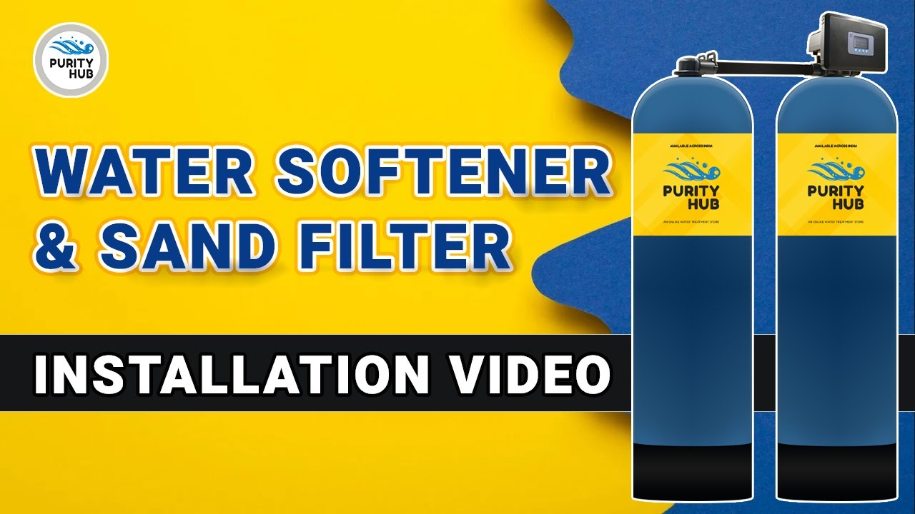 Automatic Water Softener and Carbon & Sand Filter Installation | Purity Hub | Best Water Softener