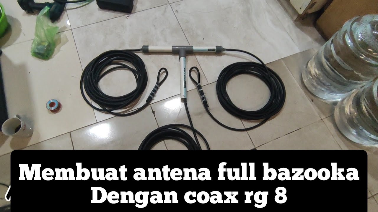 membuat antena full BAZOOKA 40 meter band