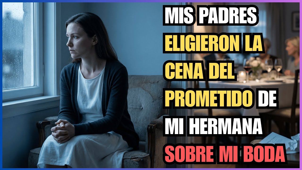 MIS PADRES ELIGIERON LA CENA DEL PROMETIDO DE MI HERMANA SOBRE MI BODA