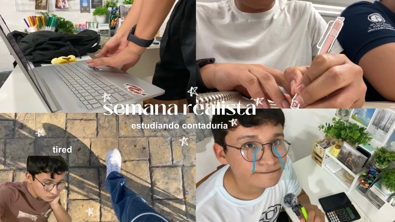 una semana (realista) estudiando contaduría