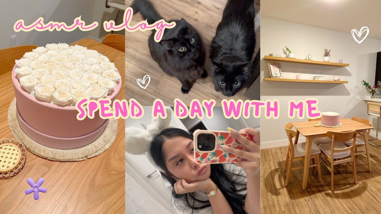 ASMR VLOG |♡ Spend the day with me (shopping, home decor haul, decorating)