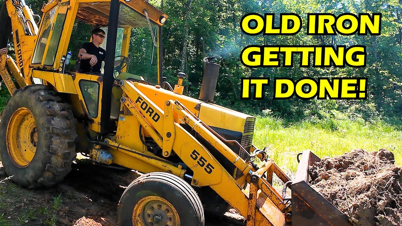 Forest Road Needs Fixed!  Old Loader and Excavator Getting it Done!