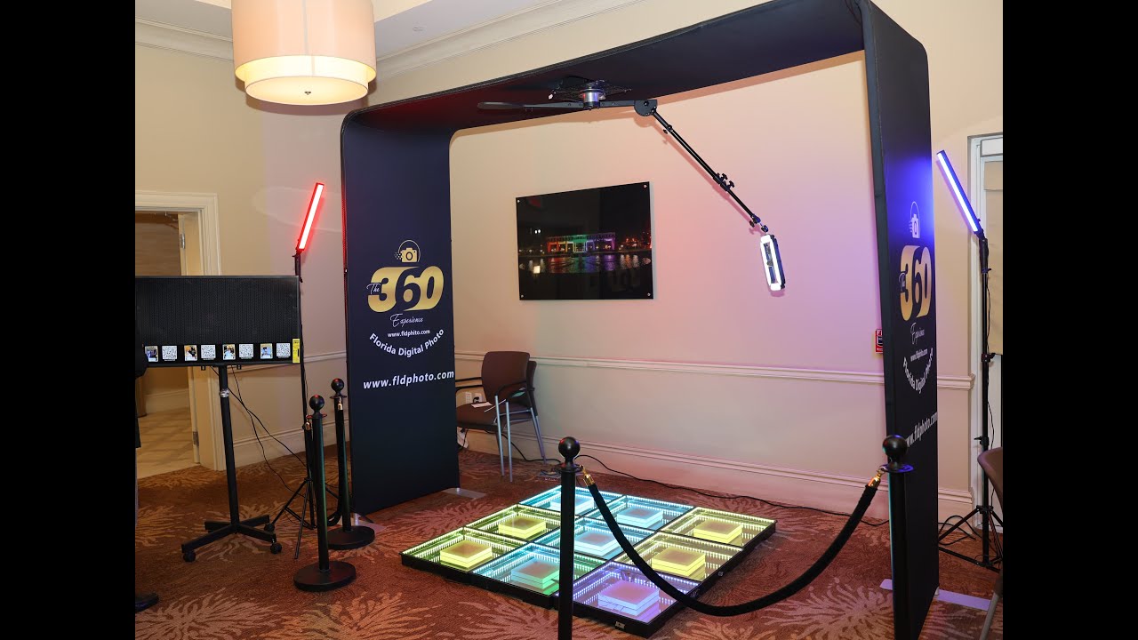 Installing the Overhead 360 Photo Booth
