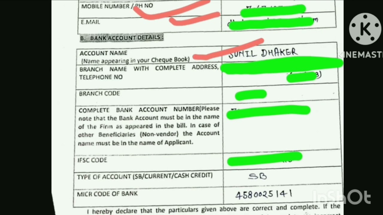 Mandate form kaise bhare | Mandate form kaise bhare jaaniye selected se | mandate form group d |