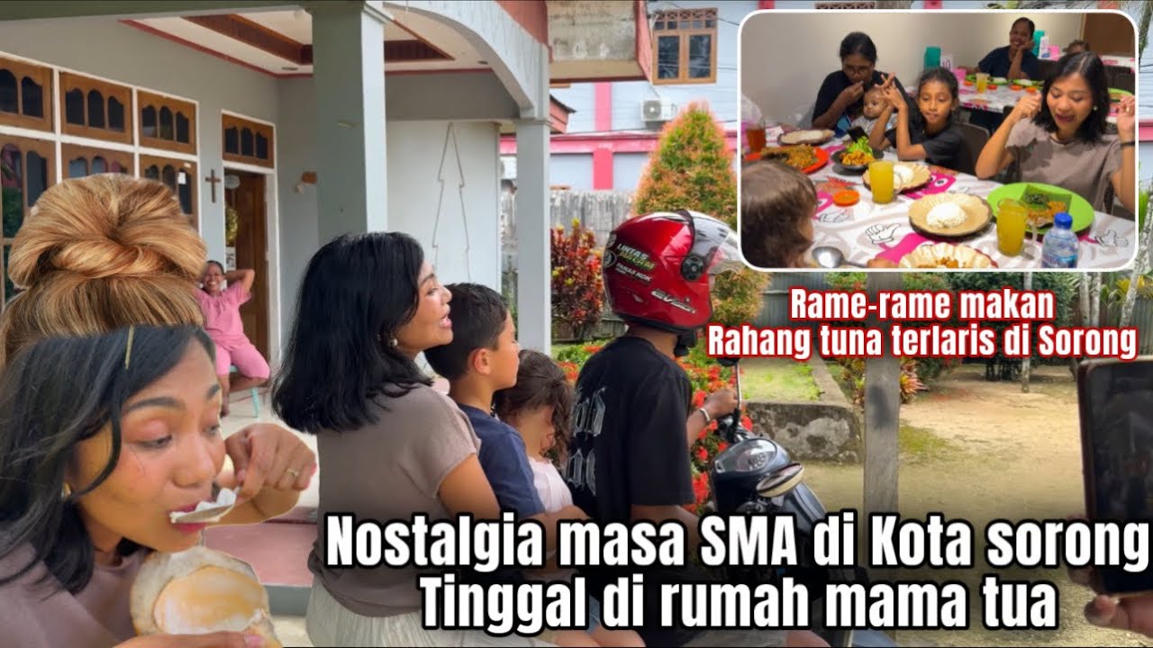BERKUNJUNG KE RUMAH MASA SMA DI KOTA SORONG, KEMBALI NOSTALGIA MASA SEKOLAH 