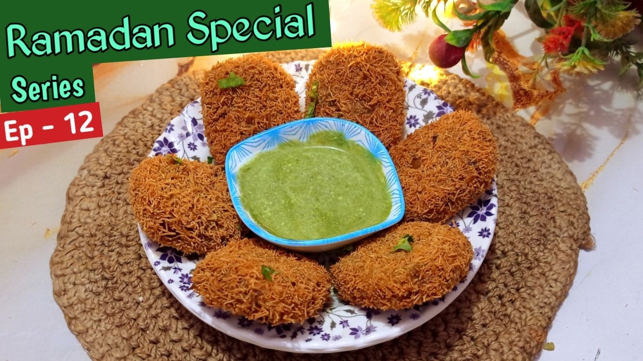 Crispy Chatpati Poha Potato Matter Cutlets Recipe | Low Budget Snacks For Iftar | Veg Cutlets