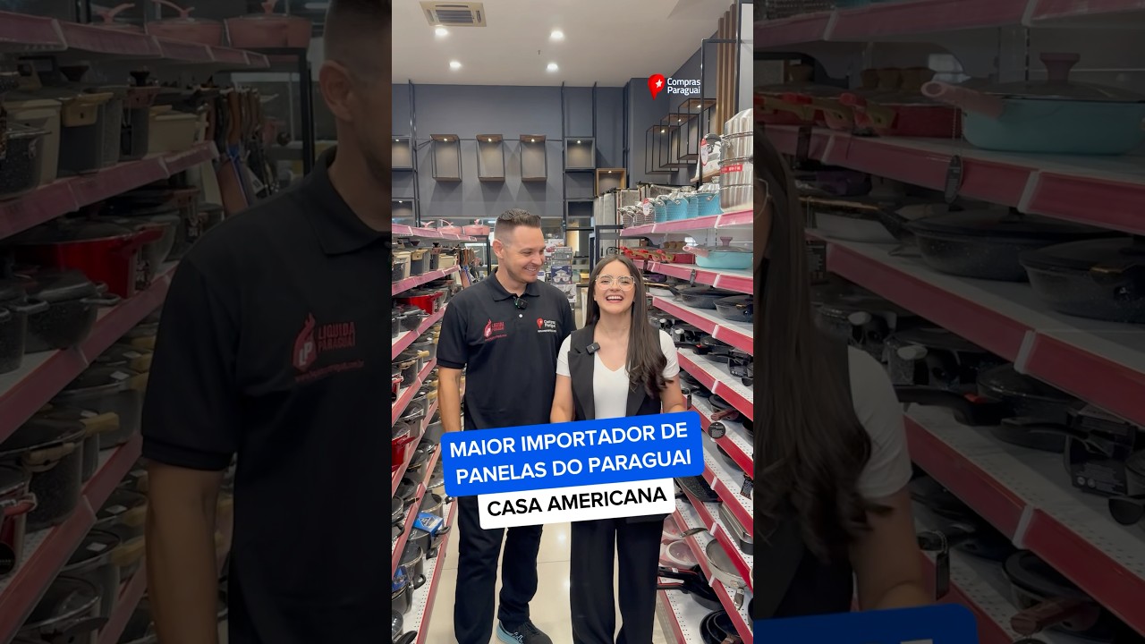 #shorts - Maior importadora de panelas do Paraguai! #comprasparaguai