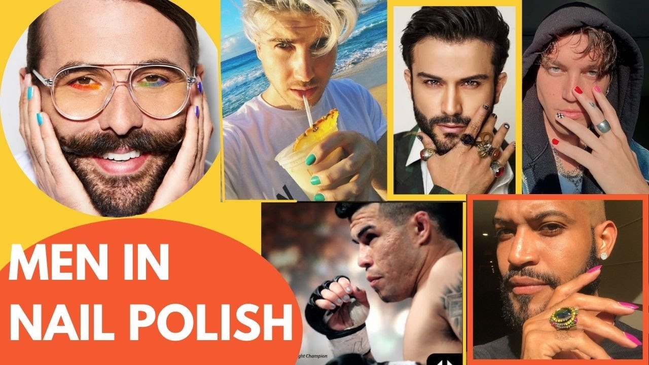 Men in Nail polish | Nail Art Ideas for Men