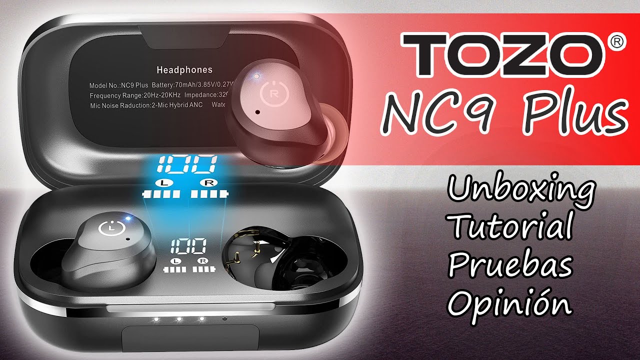Auriculares Tozo NC9 Plus: Lo mismo pero más