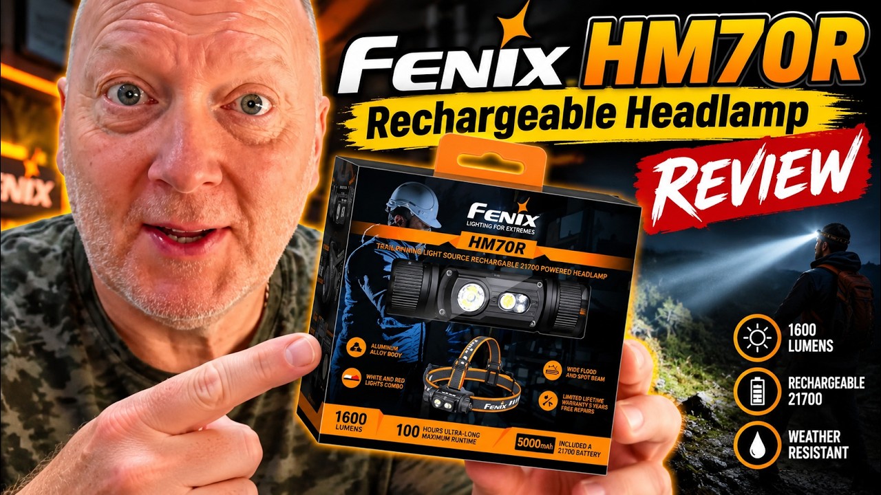 Fenix HM70R Rechargeable Headlamp review