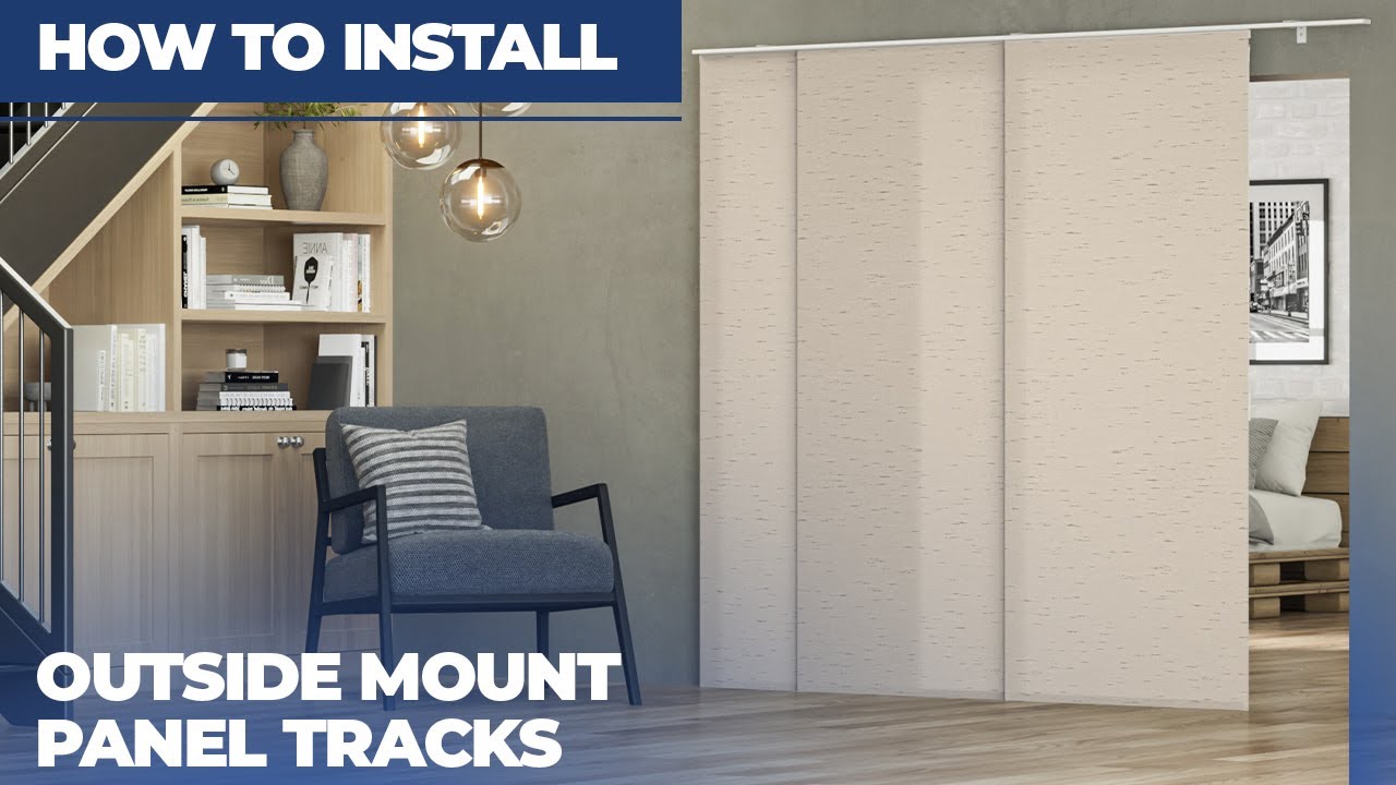 How to Install Outside Mount Panel Tracks
