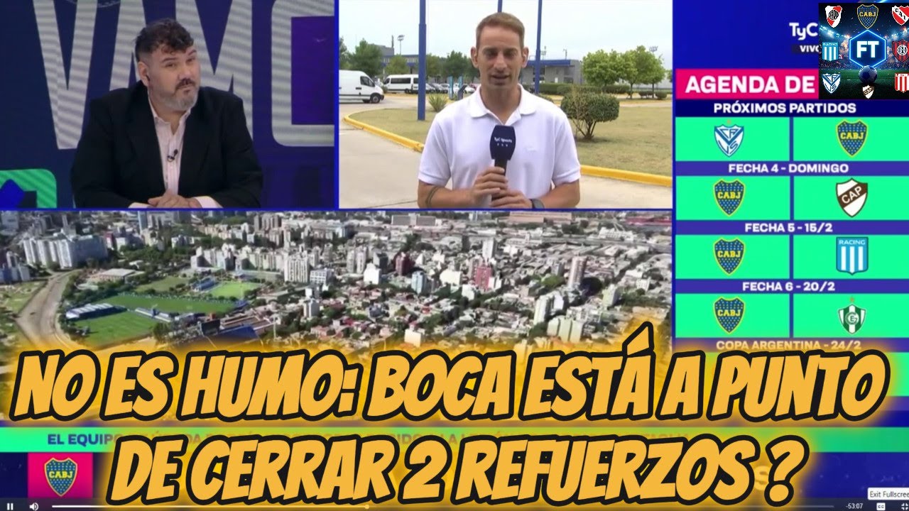BOCA ACTIVA EL MERCADO: llegan refuerzos