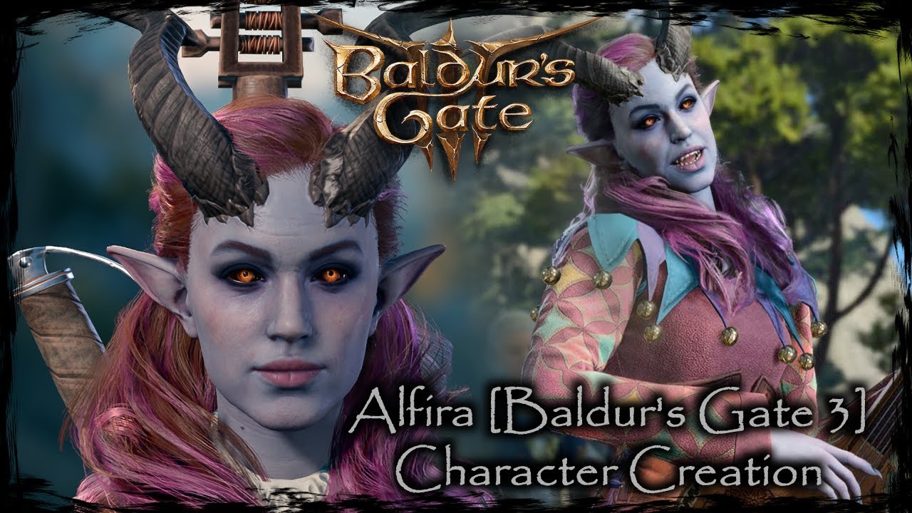BALDUR'S GATE 3 || Alfira [BG3] - Female Character Creation
