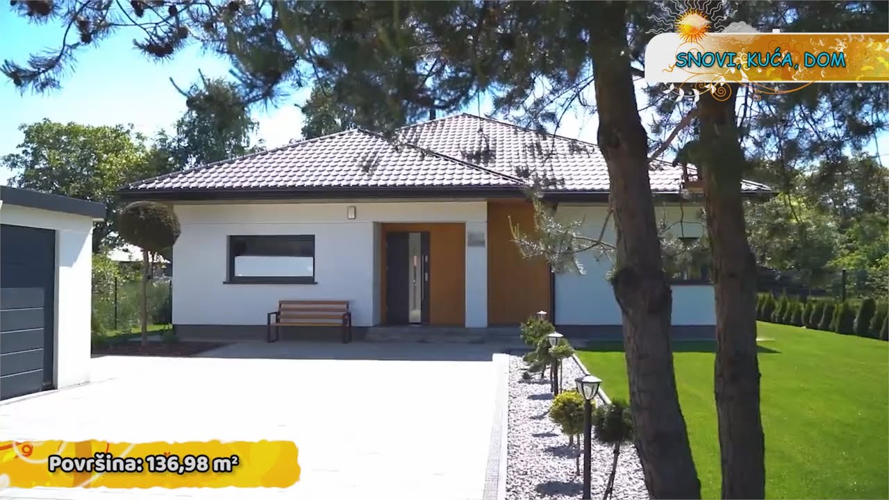 DOM IZ SNOVA: MODERNA PRIZEMNA KUĆA OD 137 m²