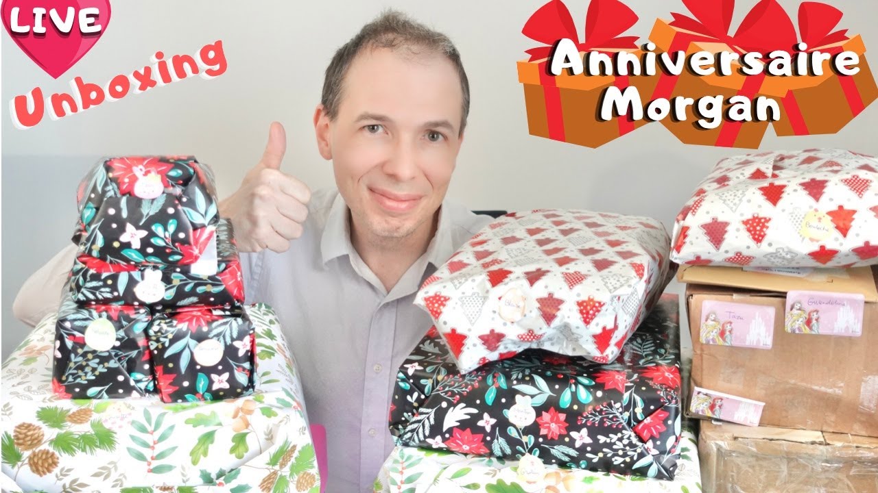 LIVE 🔴 Anniversaire de Morgan 🎁 Ouverture de cadeaux & colis d’abonnés 📦 Gâteau Pokémon & Dragonball