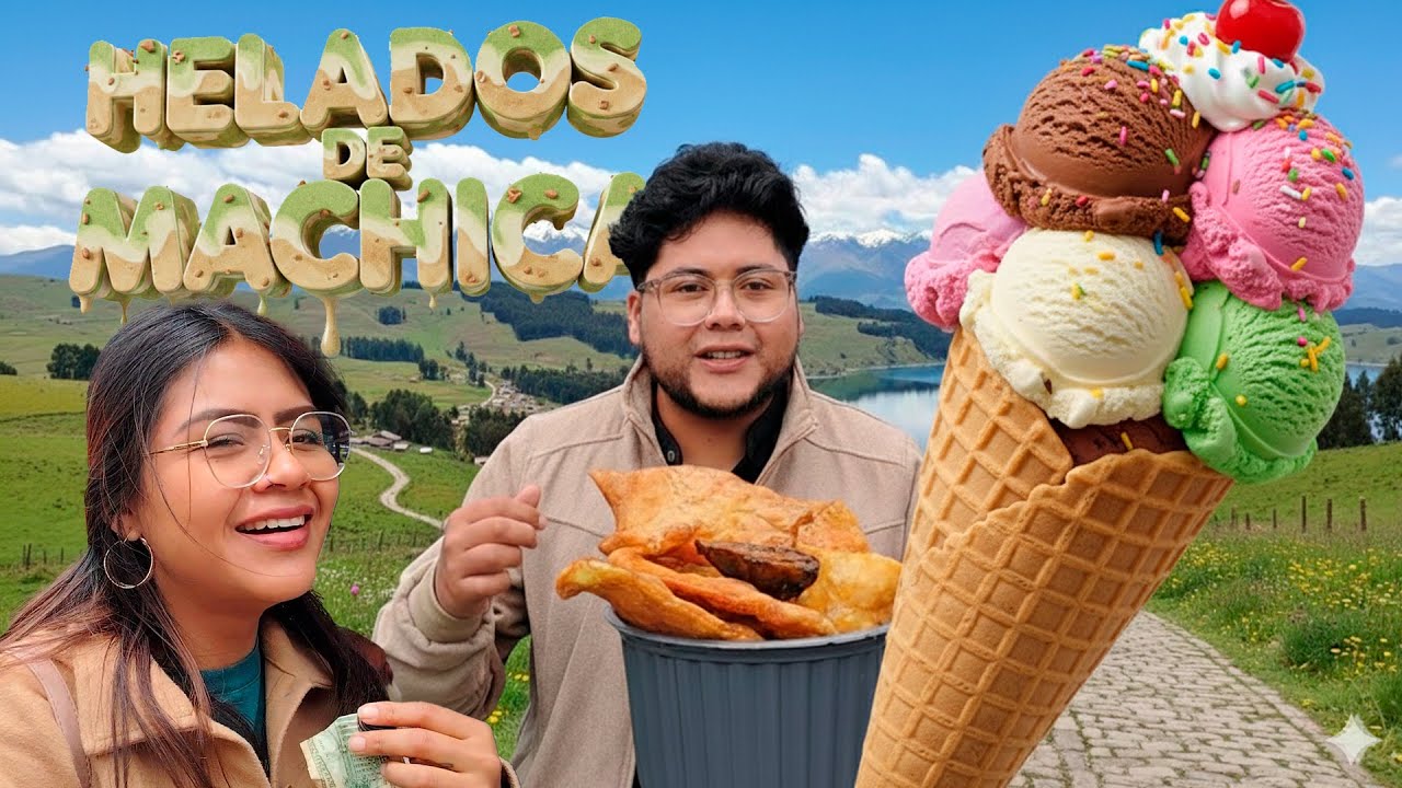 PROBAMOS HELADO DE MACHICA EN LLOA | Ariel Chagmana ft Liz Alexa