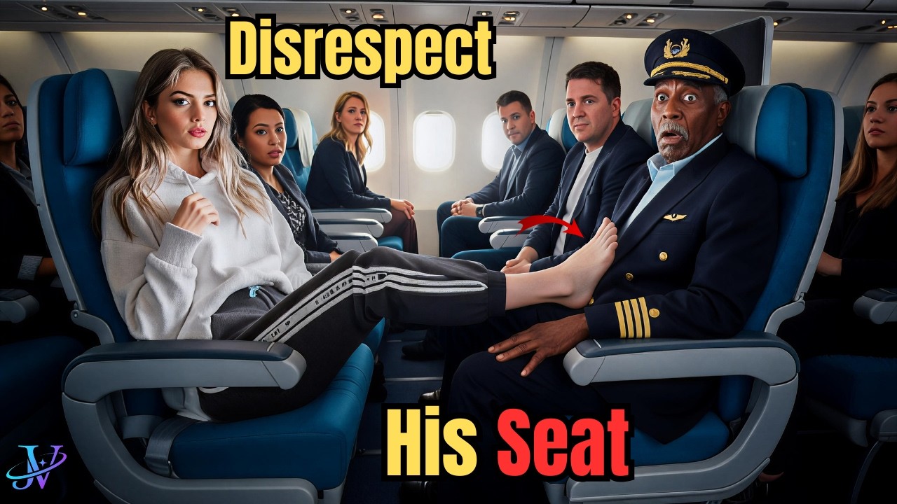 Rude White Girl Puts Feet on Black Passenger’s Seat — Entire Plane Teaches Her a Lesson