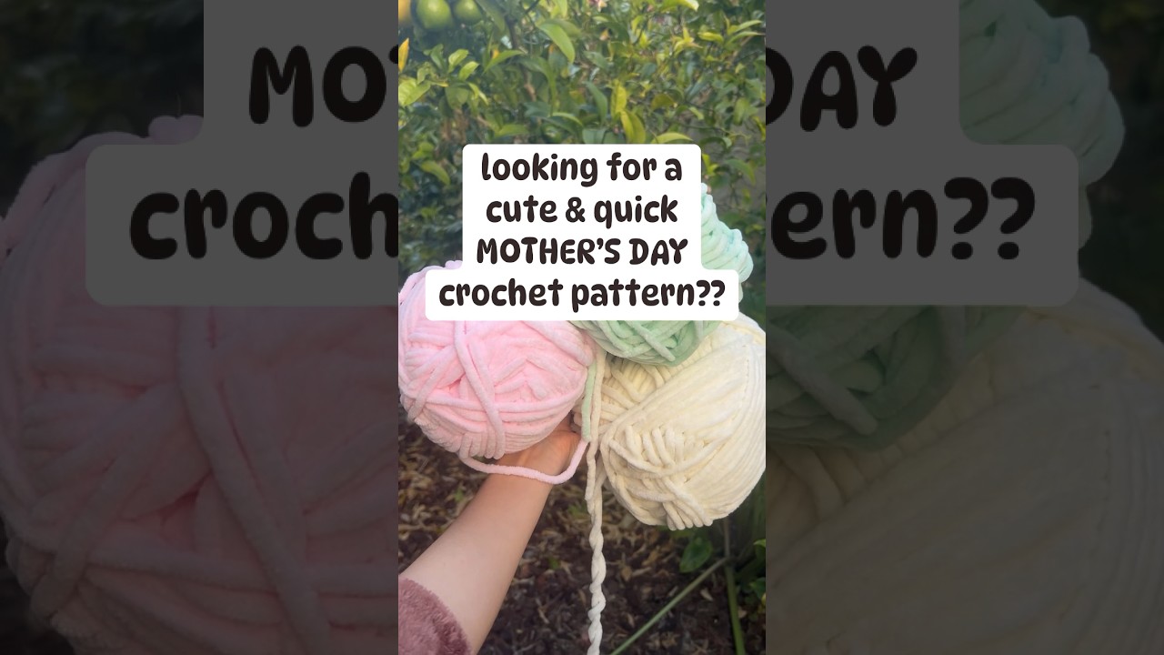 the perfect mother&rsquo;s day crochet pattern! 💖 #crochet #amigurumi #shorts #crochettutorial