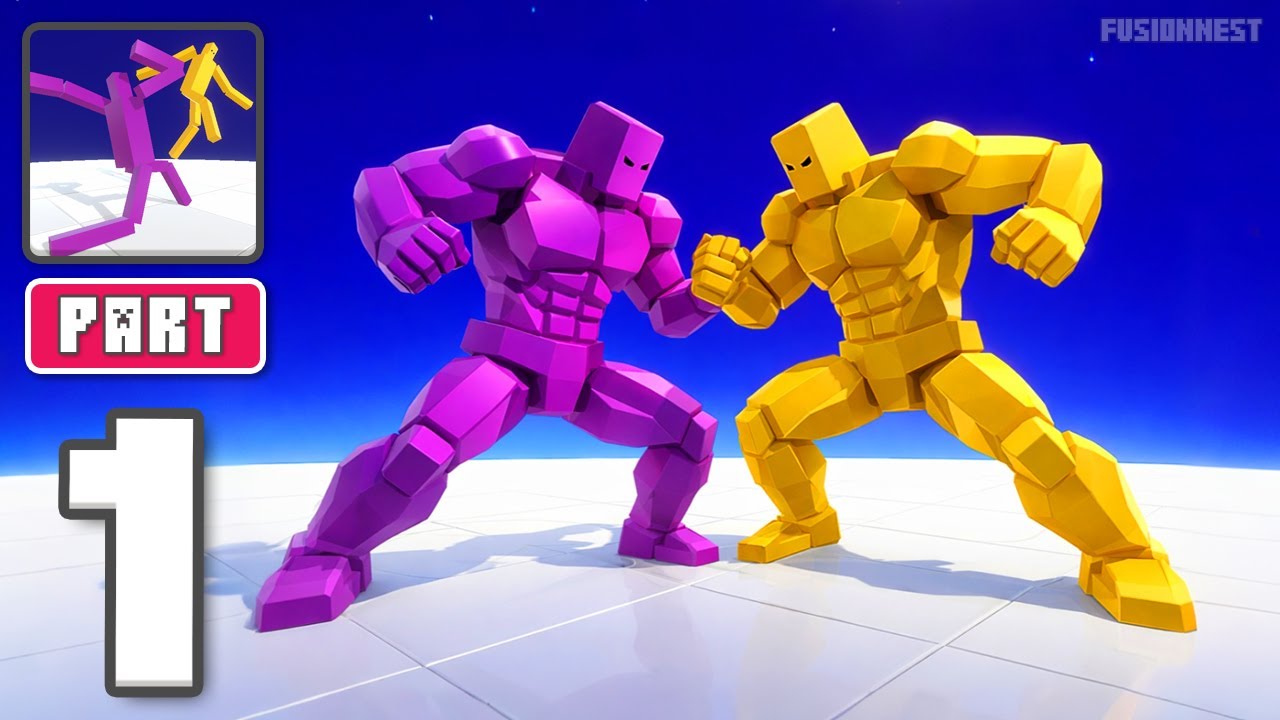 Tackle Battle: Send Them Flying - Gameplay Walkthrough Part 1 - Knock Rivals Away (iOS, Android)