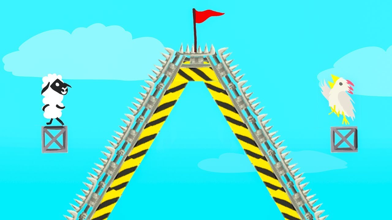 WORLD'S HARDEST HILL TOP LEVEL! (Ultimate Chicken Horse)