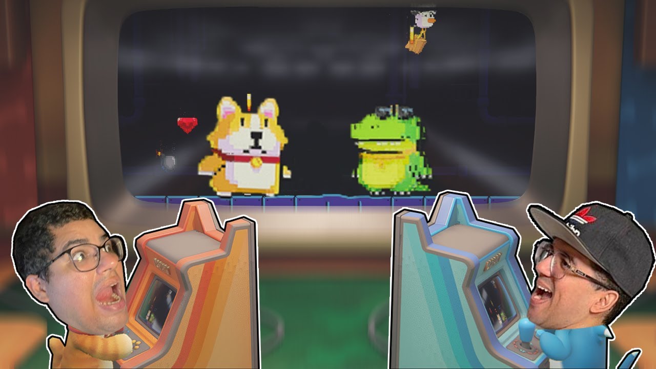 OS ANIMAIS FOFOS ENTRARAM NO MUNDO DO VÍDEO-GAME ANTIGO!!