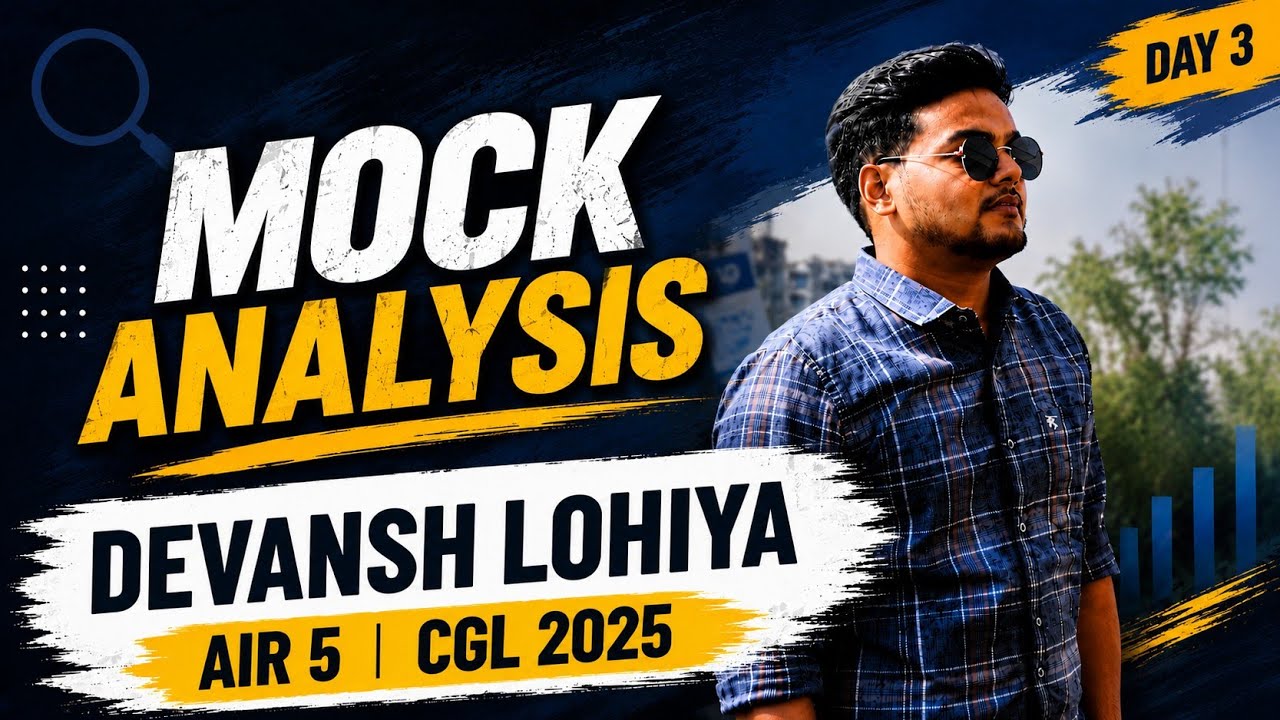Mock Analysis That Actually Improves Score 📈 DEVANSH LOHIYA (AIR 5) 🔥