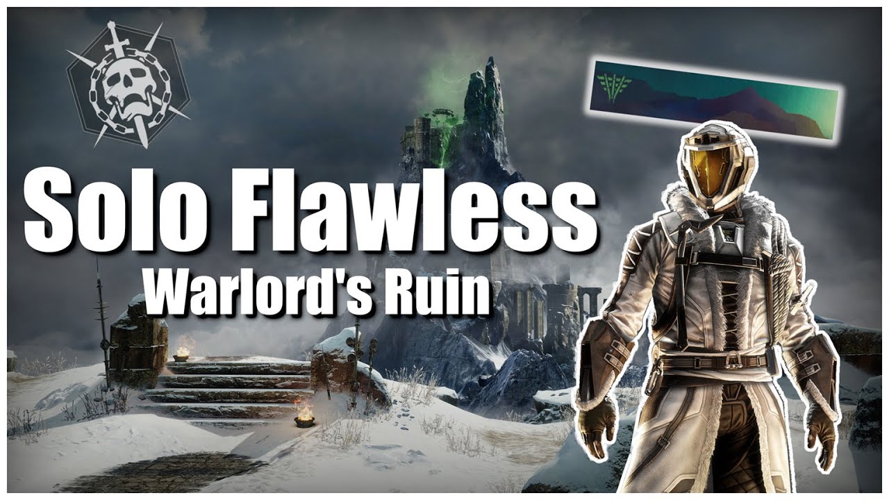 Solo Flawless Warlord's Ruin on Warlock | Destiny 2 | Full Un-Cut Run