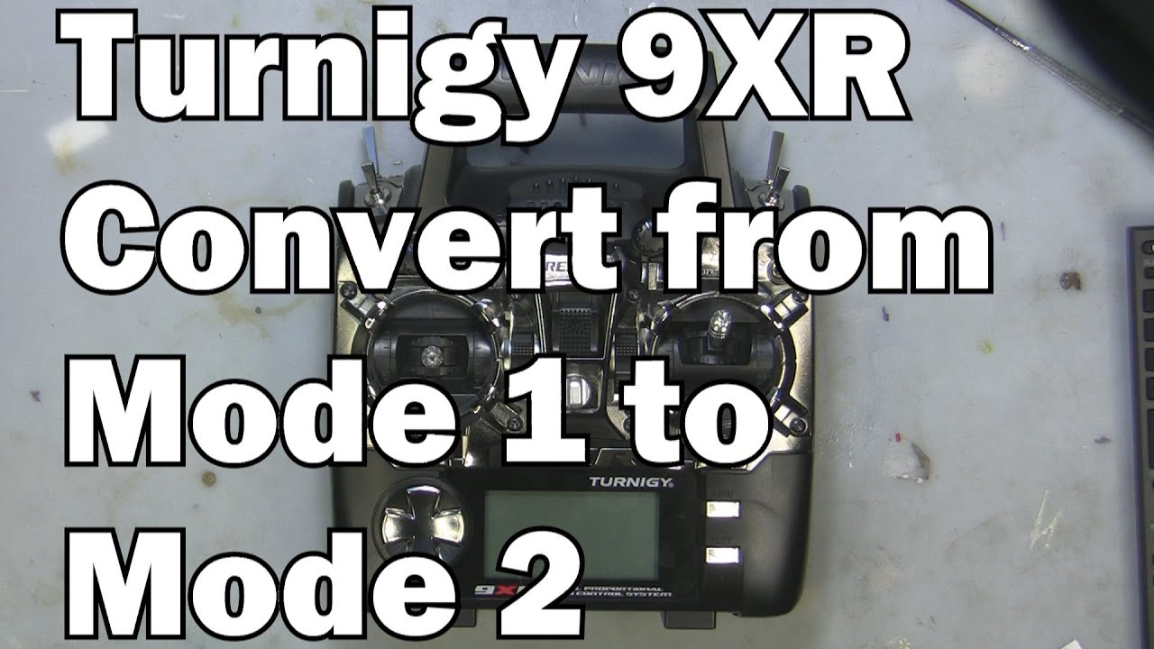 Turnigy 9XR Converting from Mode 1 to Mode 2