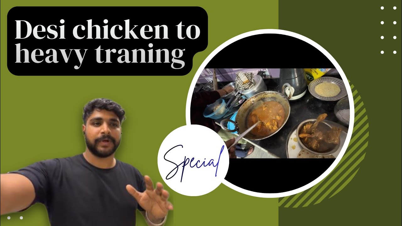 Mummy ke Haath ka Desi Chicken 🐔💪 | Fuel for Heavy Workout