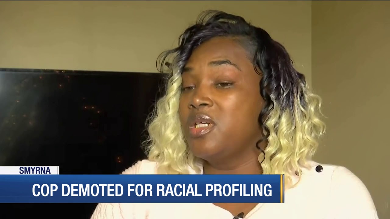 Cop demoted for racial profiling