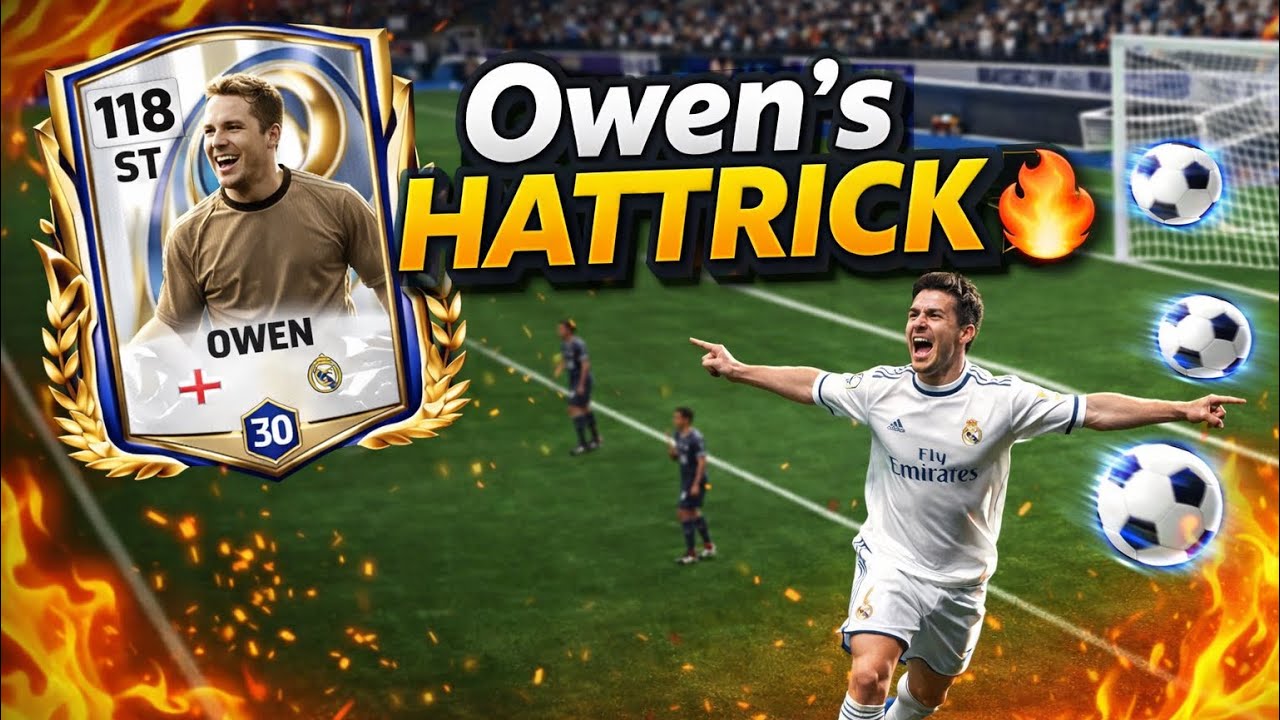 OWEN MADE A HATTRICK!! #fcmobile 