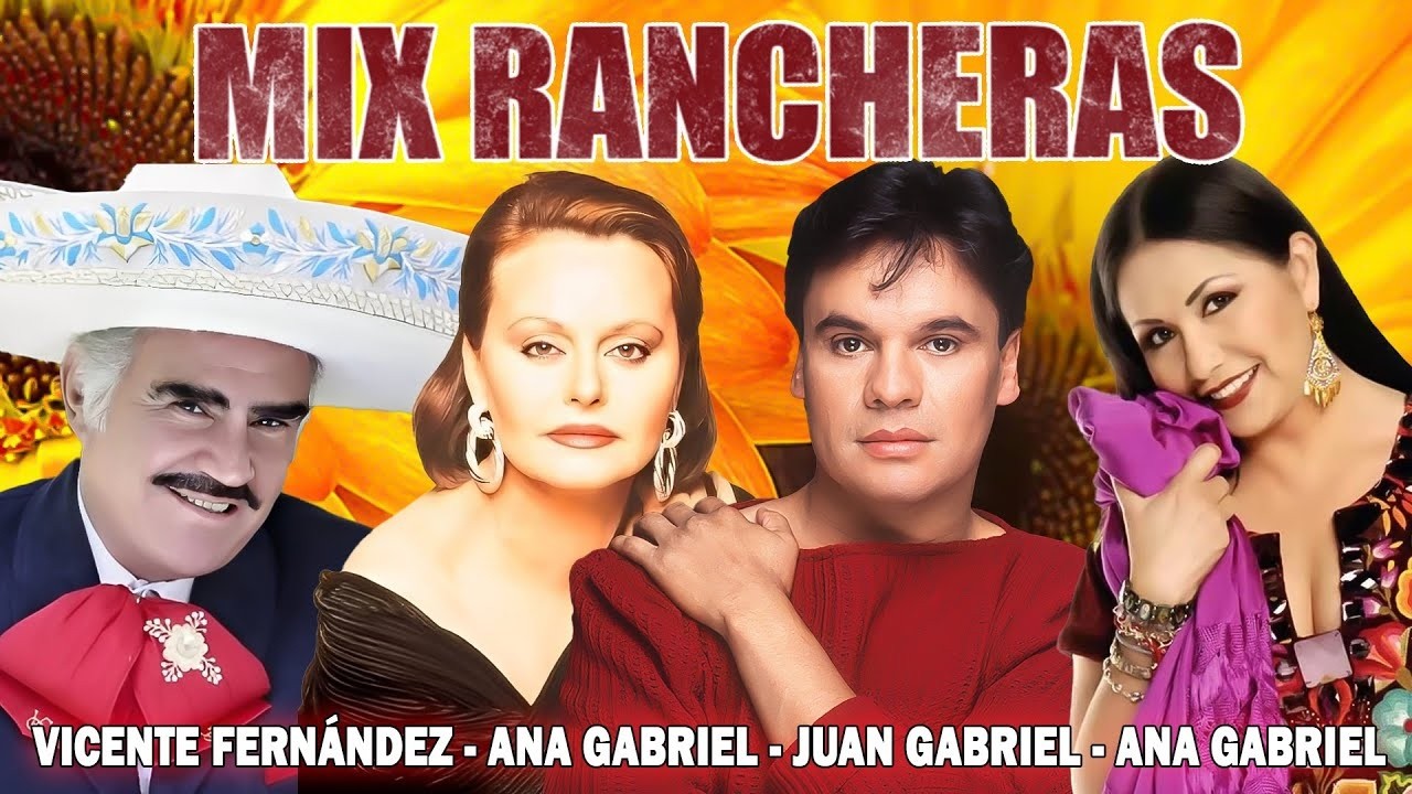Vicente Fernández, Rocío Dúrcal, Juan Gabriel & Ana Gabriel — Mix de Rancheras Inolvidables 2026