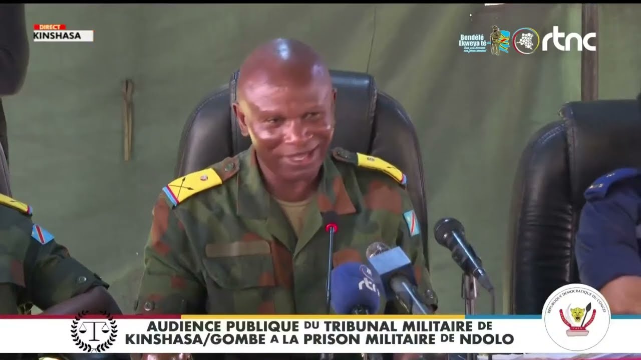 DIRECT | AUDIENCE PUBLIQUE DU TRIBUNAL MILITAIRE DE  NDOLO DU  VENDREDI 07 JUIN 2024