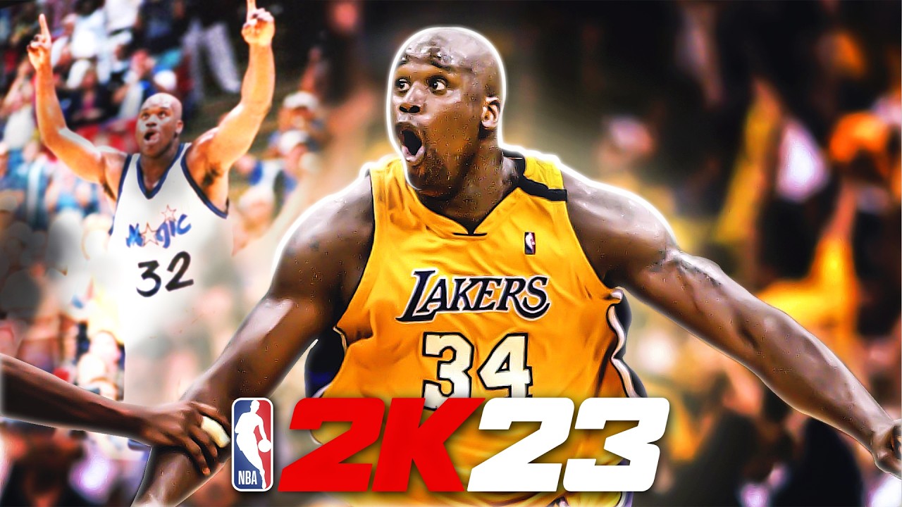 Ressimulei a Carreira do Shaquille O'Neal no NBA 2K23