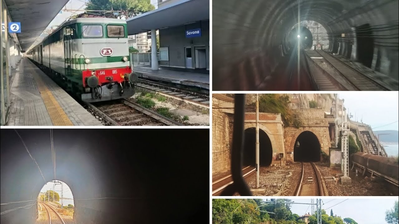 Dom 26/10/2025. Sul treno storico (2° parte). Da Ventimiglia a Finale Ligure. 